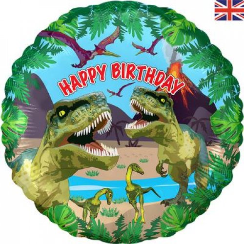 (image for) Jurassic Dinosaur Birthday Foil - Click Image to Close