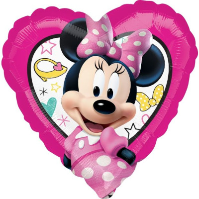 (image for) Minnie Mouse Heart Foil - Click Image to Close