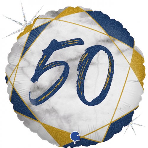 (image for) 50th Marble Blue Foil