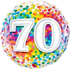 (image for) 70th Rainbow Confetti Foil