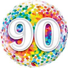 (image for) 90th Rainbow Confetti Foil