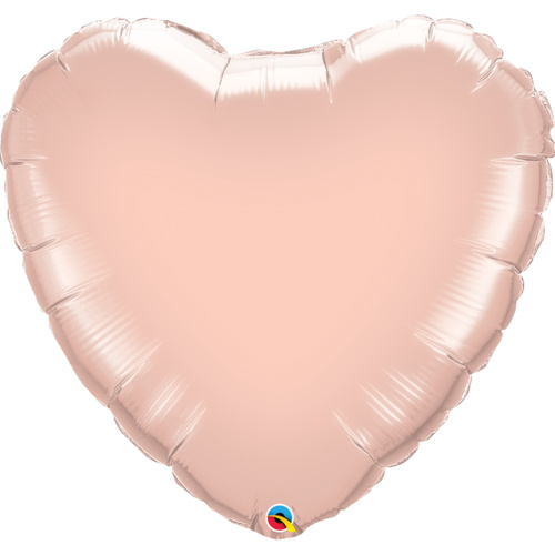 (image for) 90cm Rose Gold Heart Foil - Click Image to Close