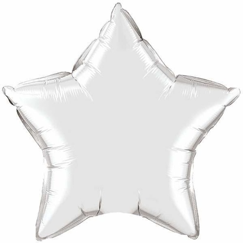 (image for) 90cm Silver Star Foil - Click Image to Close
