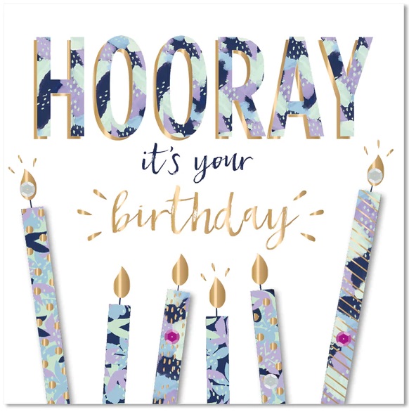 (image for) Hooray It's Your Birthday Card (CARN0003)