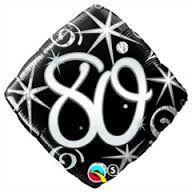 (image for) 80th Elegant Sparkles + Swirls Foil