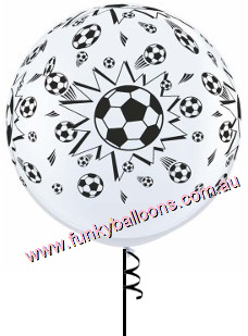 (image for) Round Latex ~ Soccer Ball (Float time 48 hrs) - Click Image to Close