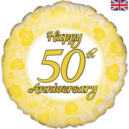 (image for) Happy 50th Anniversary Foil - Click Image to Close