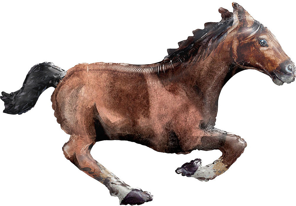 (image for) Galloping Horse Supershape Foil - Click Image to Close