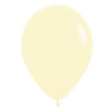 (image for) Pastel Yellow Latex Balloon (Float Time 3+ Days) - Click Image to Close
