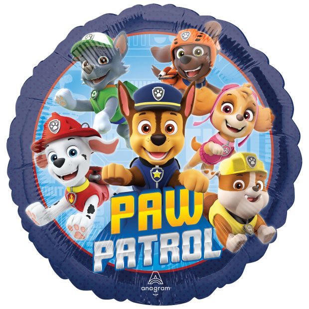 (image for) Paw Patrol Round Foil - Click Image to Close