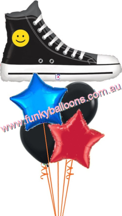 (image for) Retro Sneaker Shoe Balloon Bouquet - Click Image to Close