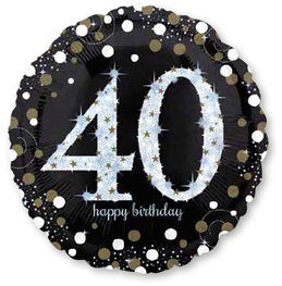 (image for) 40th Sparkling Jumbo Foil - Click Image to Close
