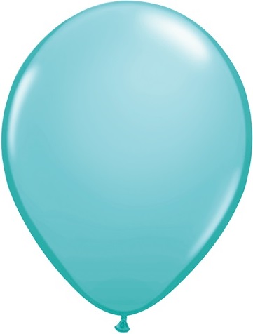 (image for) Standard Caribbean Blue Latex Balloon (Float Time 3+ Days) - Click Image to Close