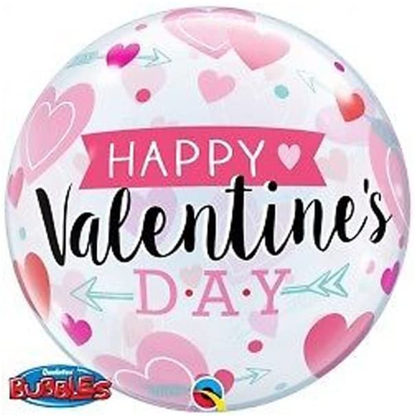 (image for) Valentine's Arrows + Hearts Bubble - Click Image to Close