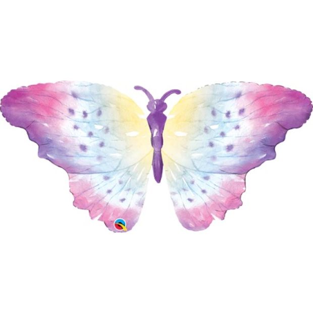 (image for) Watercolour Butterfly Supershape Foil - Click Image to Close