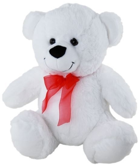 (image for) Plush Bear White (18cm) - Click Image to Close