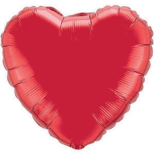 (image for) 90cm Red Heart Foil