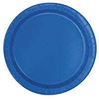 (image for) Blue Plastic Lunch Plates (25)
