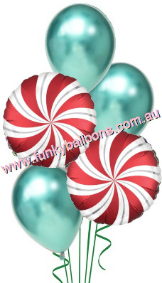 (image for) Christmas Red Swirls Table Bouquet