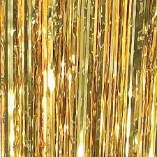 (image for) Metallic Door Curtain - Gold