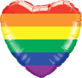 (image for) Rainbow Heart Foil