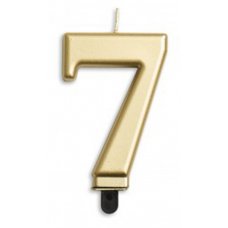 (image for) Jumbo Number 7 Candle Gold