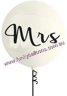 Giant Round "MRS" Balloon (Float time 48 hrs)
