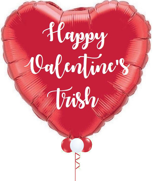 (image for) Giant Personalised Heart Foil Balloon