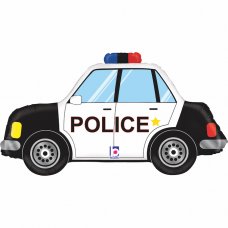 (image for) Police Car Supershape Foil
