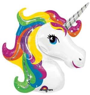 (image for) Rainbow Unicorn Supershape Foil